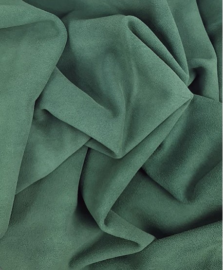 Frosty Green Berlin Waterproof Soft Suede Hidro Leather