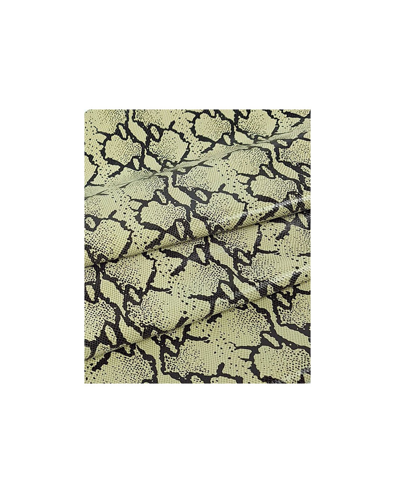 Matcha Python Suede Printed Leather 2023