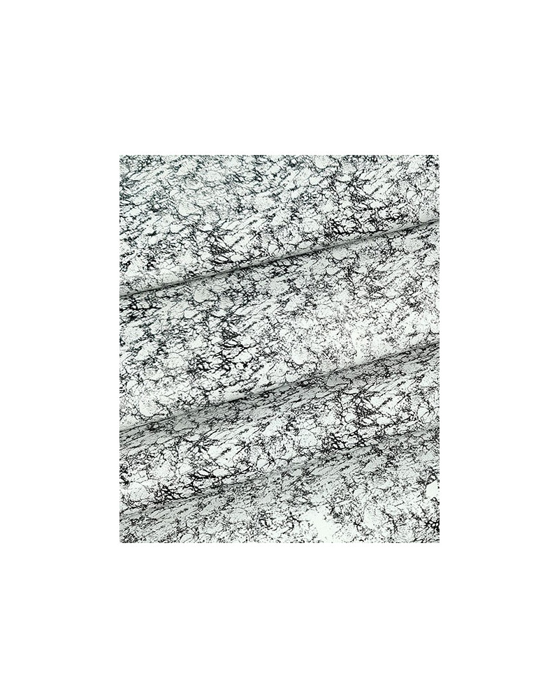 Black and White Andorra Shadow Pattern Printed