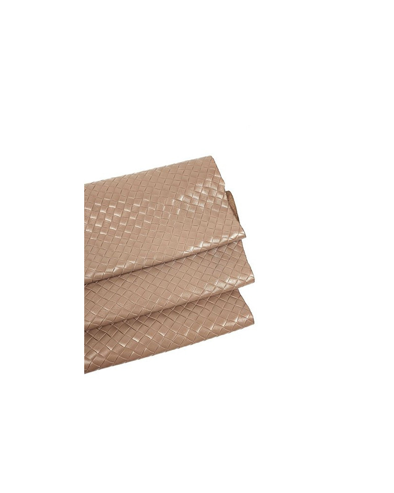 Brownie Braided Dakar Embossed Premium Texture