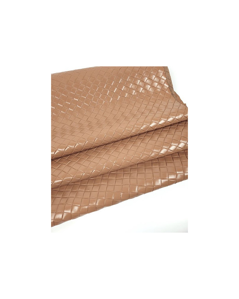 Mocha Mousse Braided Dakar Embossed...