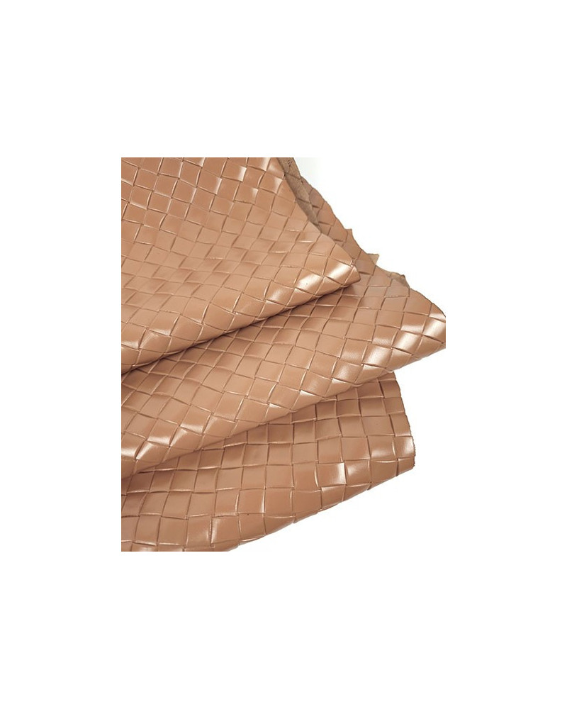 Mocha Mousse Braided Dakar Embossed...