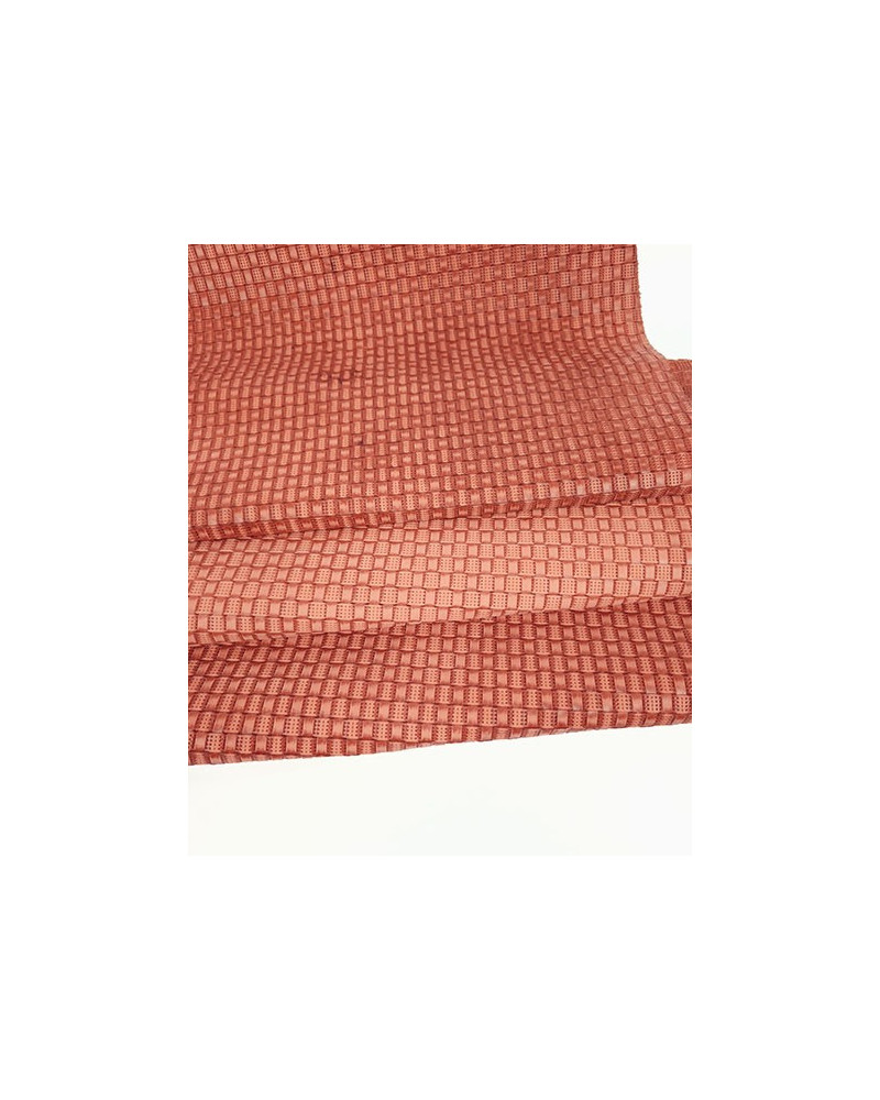 Ginger Spice Akra Embossed Premium...