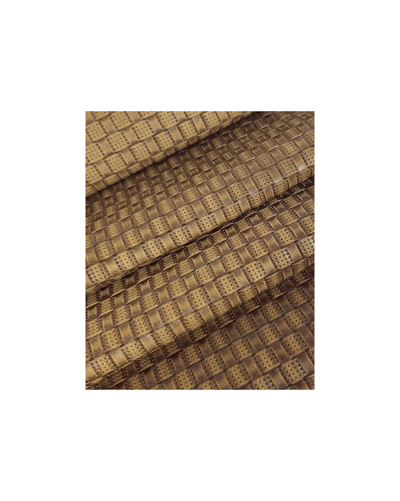 Tobacco Brown Akra Embossed Premium...