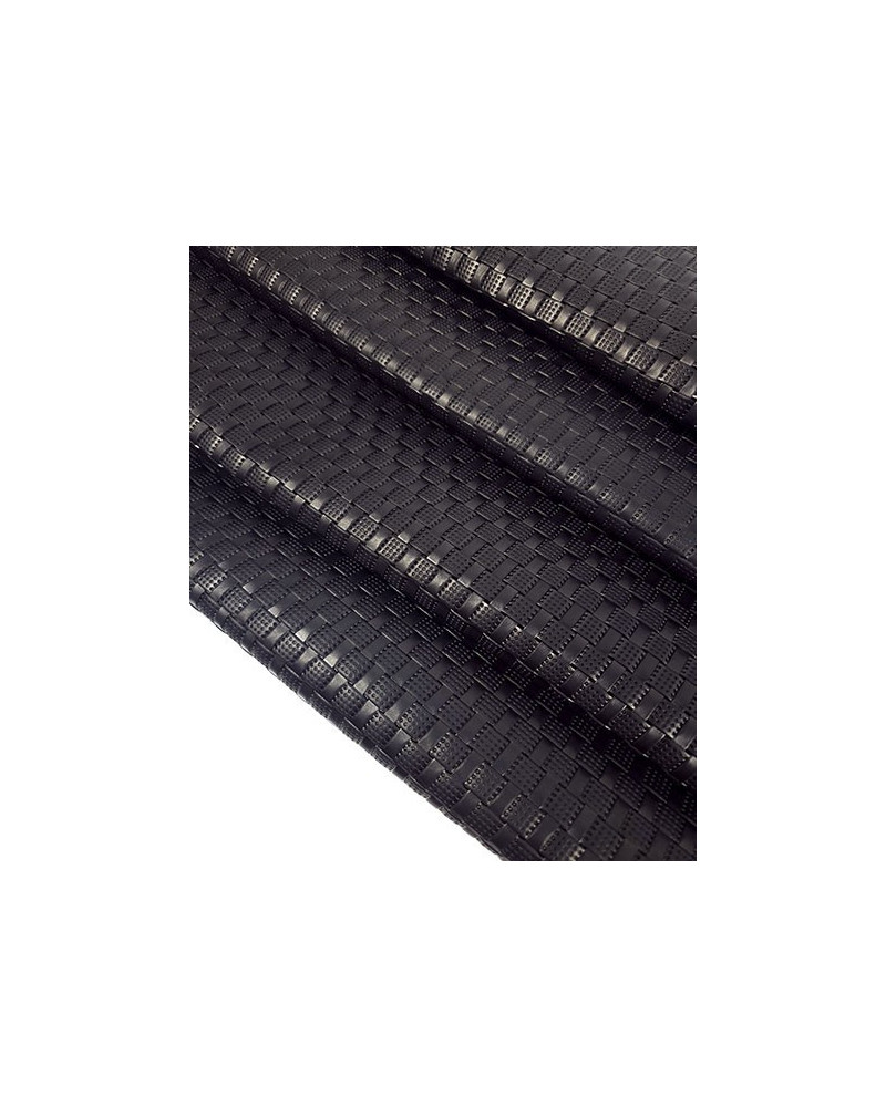 Black Akra Embossed Premium Texture Leather