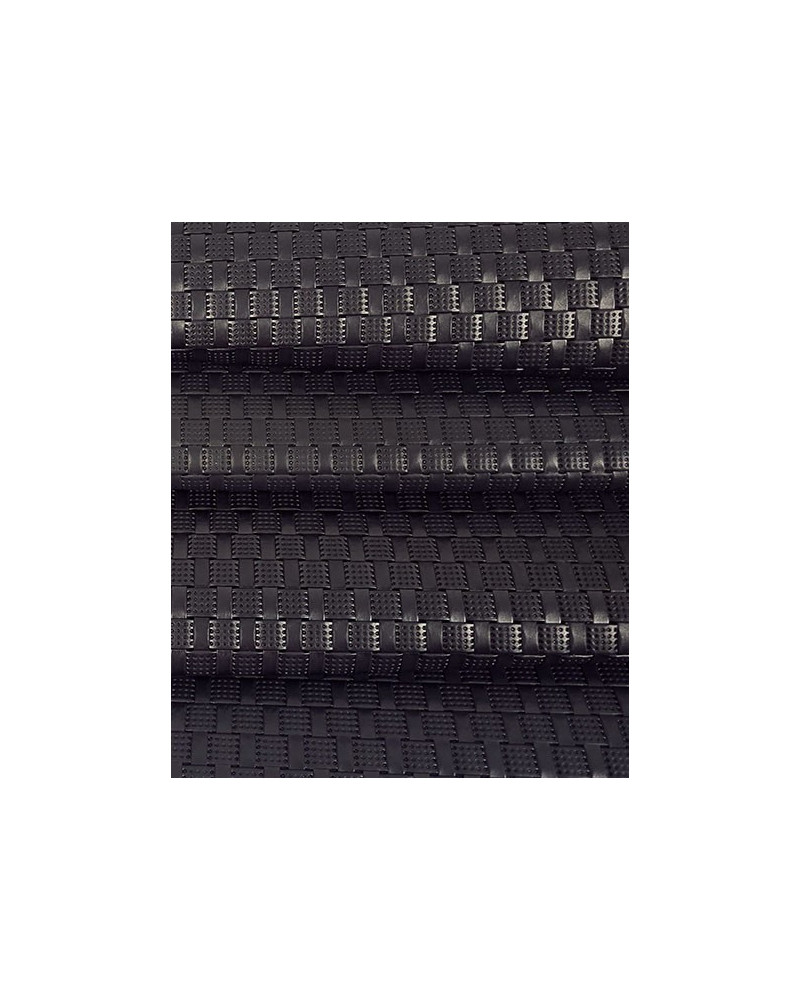 Black Akra Embossed Premium Texture Leather
