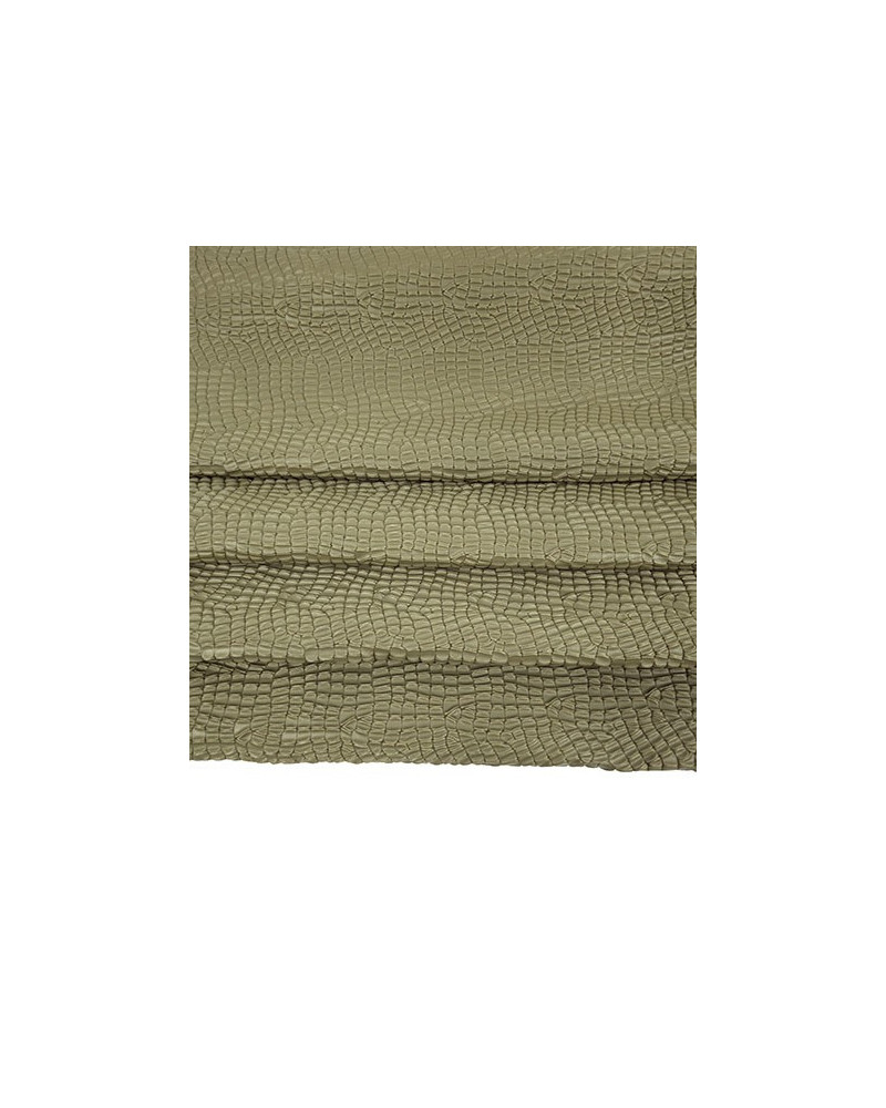 Gothic Olive Crocodile Alligator Leather Embossed Texture Amazing Relief LFC 2023