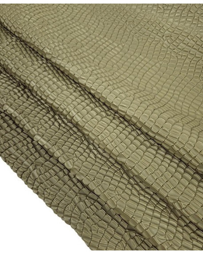 Gothic Olive Crocodile Alligator Leather Embossed Texture... 2