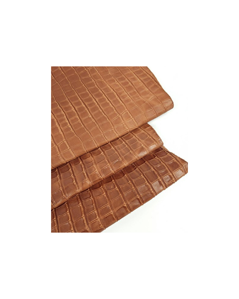 Pecan Brown Crocodile Alligator...