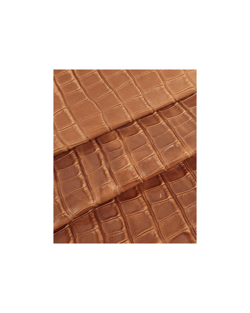 Pecan Brown Crocodile Alligator...