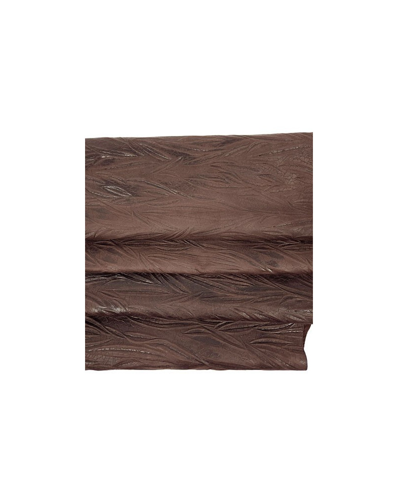 Sable Tripoli Palm Crackled Embossed Texture