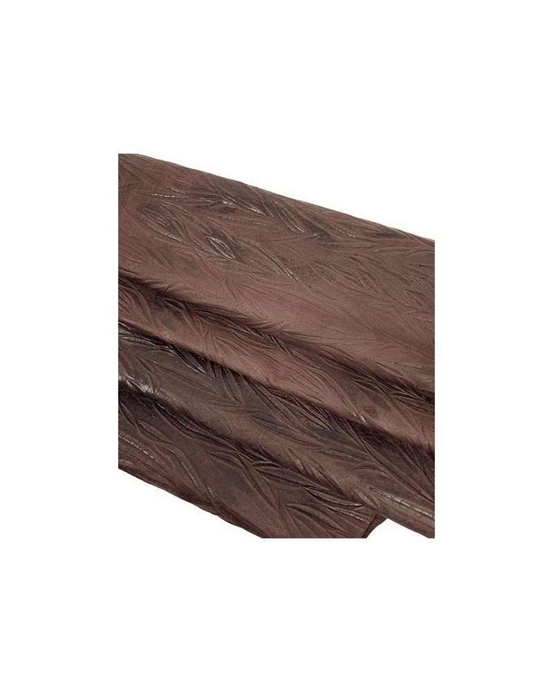 Sable Tripoli Palm Crackled Embossed Texture