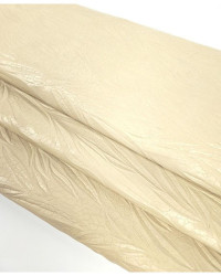 Bleached Sand Tripoli Palm Crackled Embossed Texture Leather