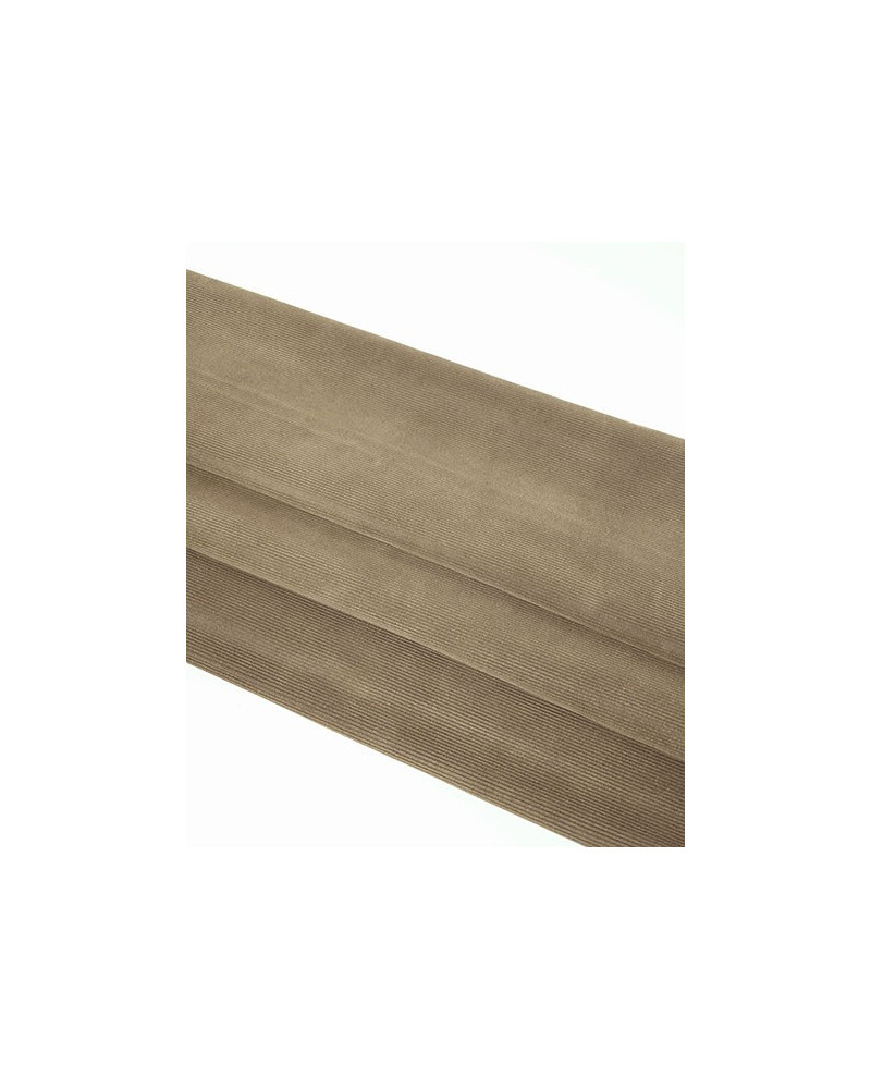Cocoa Creme Gobi Embossed Suede Leather
