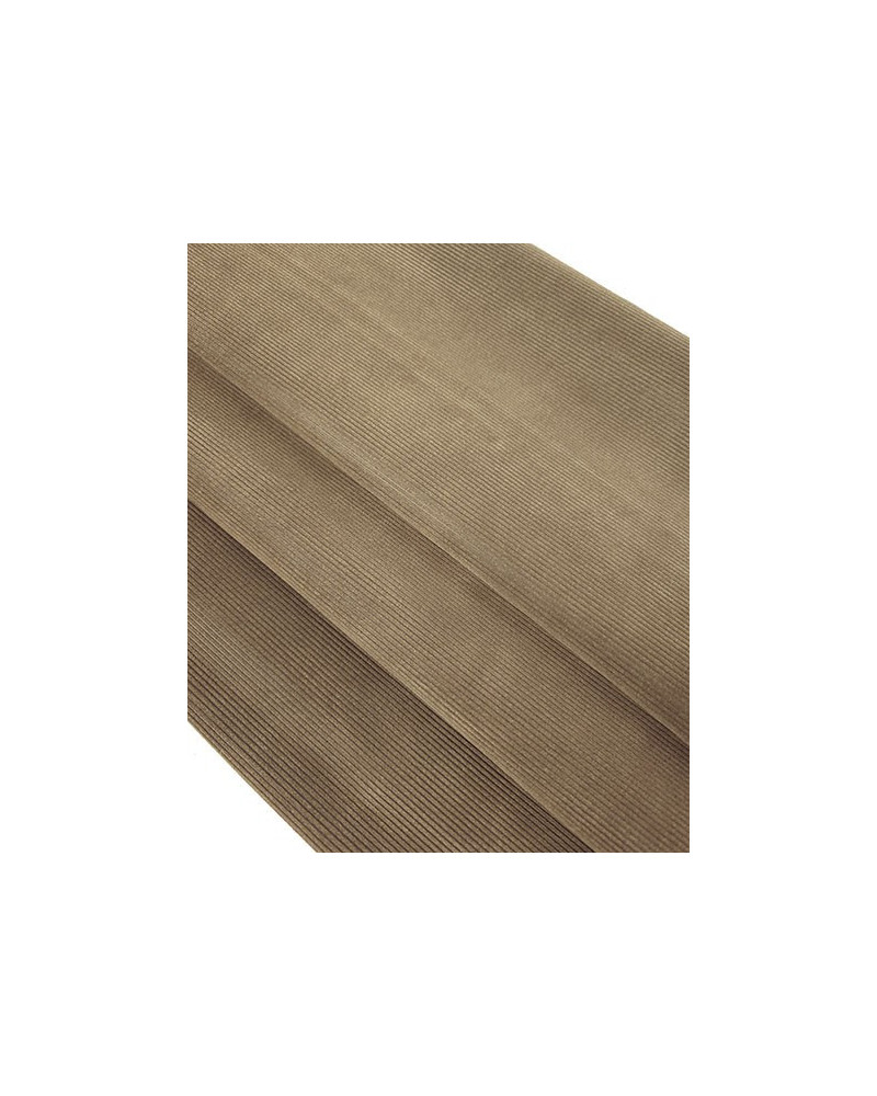 Cocoa Creme Gobi Embossed Suede Leather