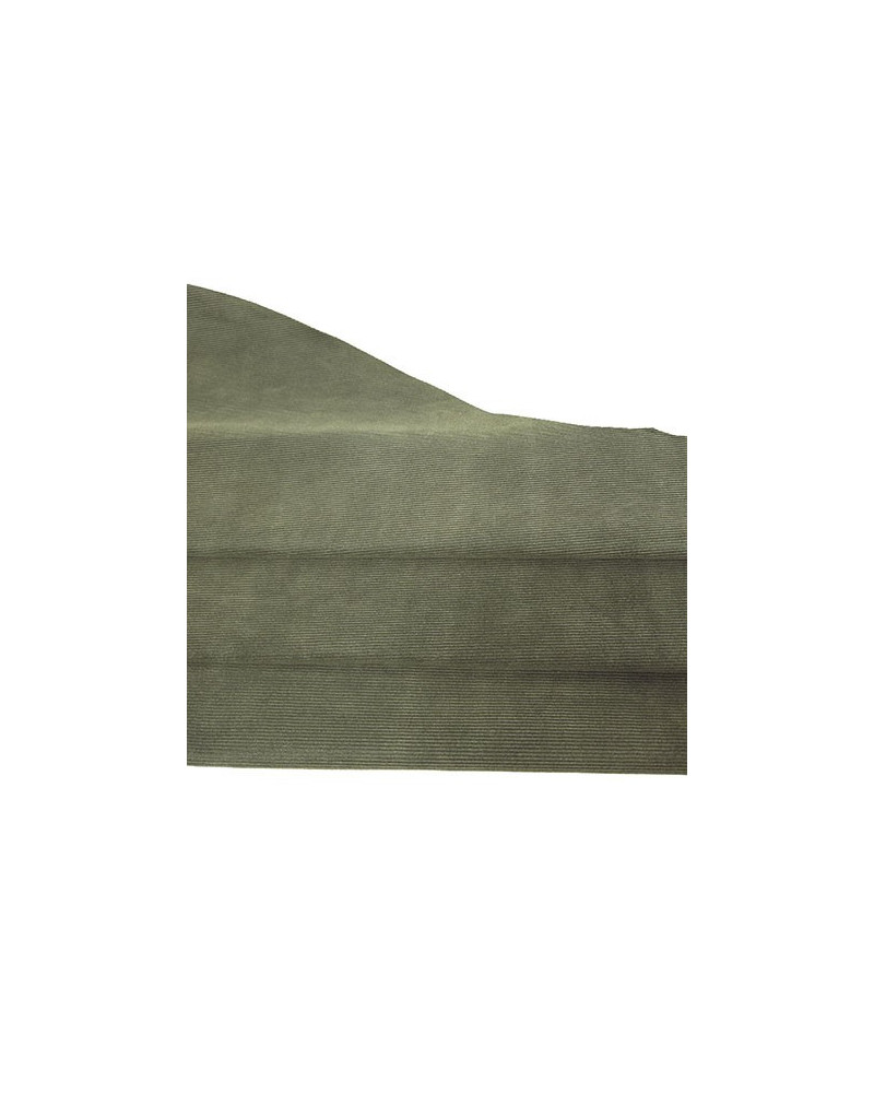 Grape Leaf Gobi Embossed Suede Leather
