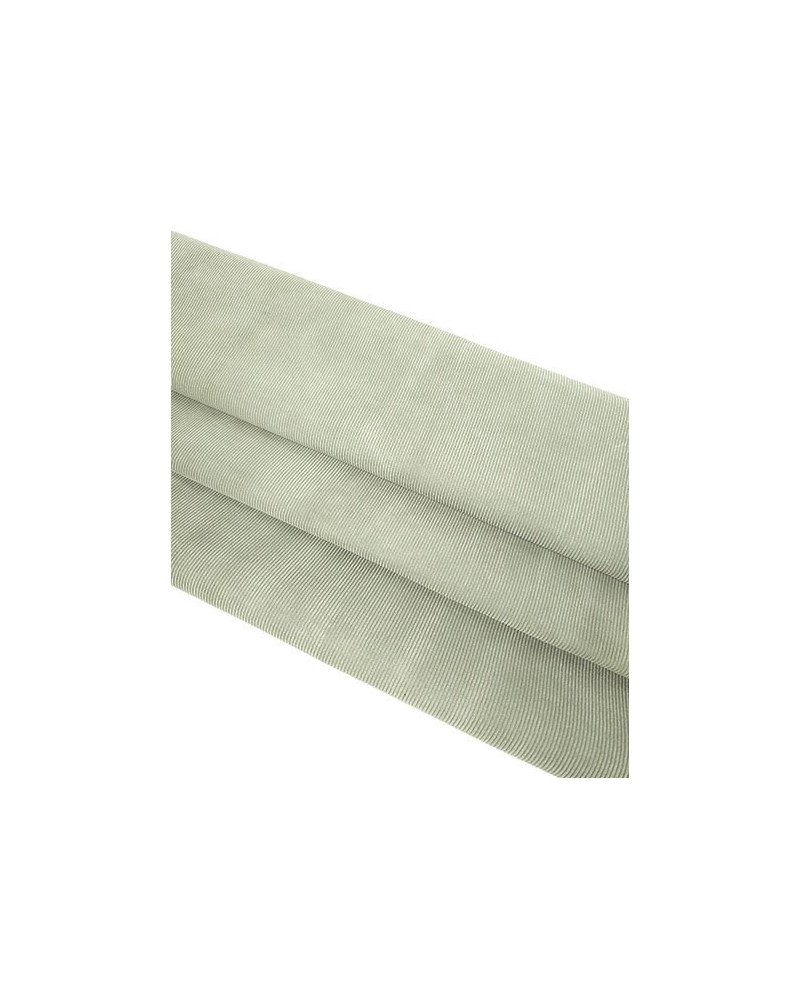 Vetiver Gobi Embossed Suede Leather