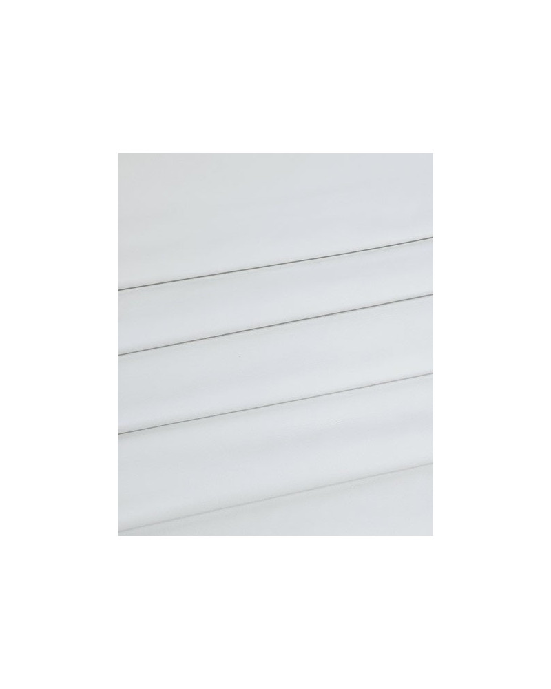 Bright White Premium Soft Pure Lining Leather