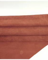 Brick Snake Bee Tales Embossed Suede Leather