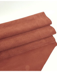 Brick Snake Bee Tales Embossed Suede Leather