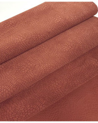 Brick Snake Bee Tales Embossed Suede Leather