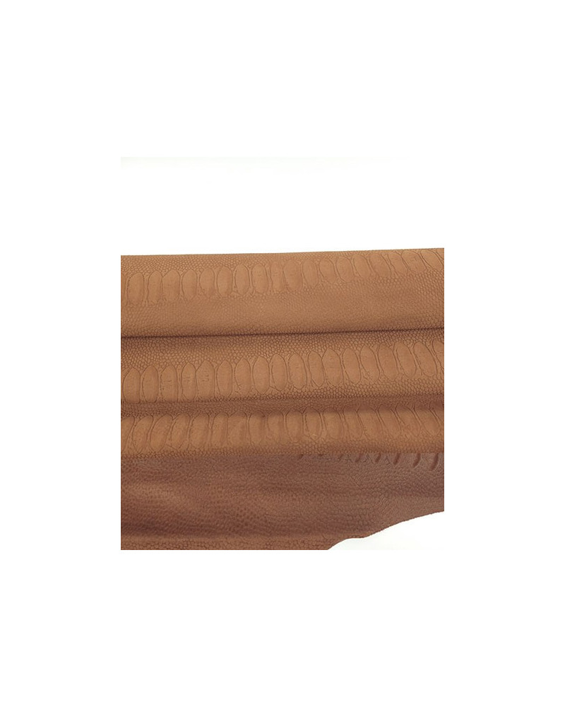 Pecan Brown Embossed Amazing Relief Snake 0Z 1904