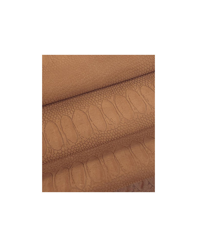 Pecan Brown Embossed Amazing Relief Snake 0Z 1904