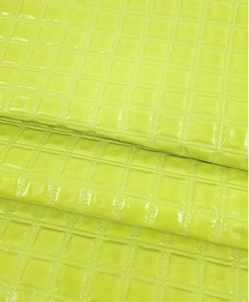 Lime Neon Quilted Embossed...