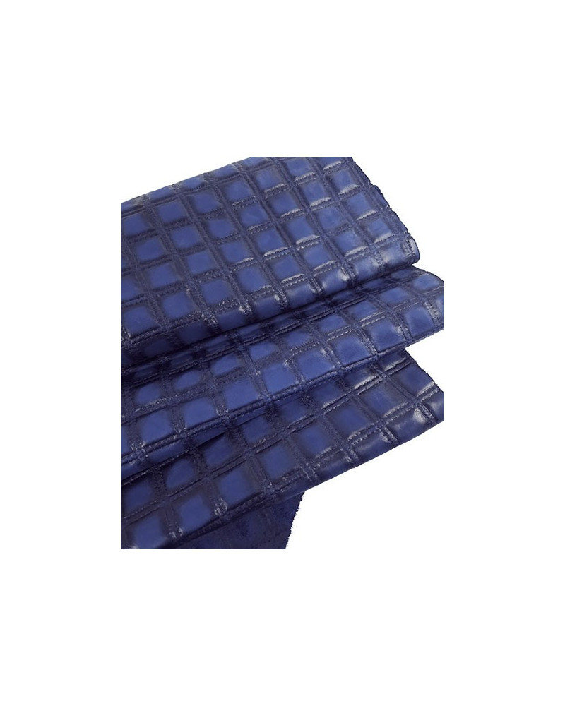 True Blue Quilted Embossed Premium Texture
