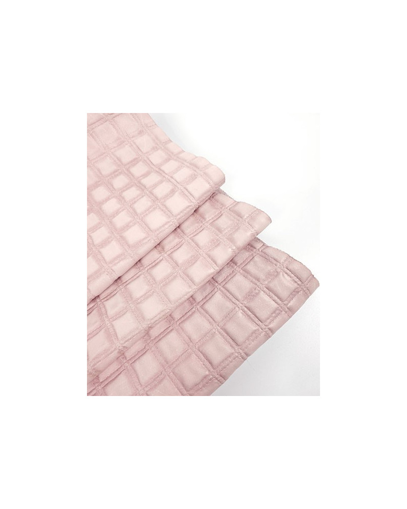 Silver Pink Quilted Embossed Premium...