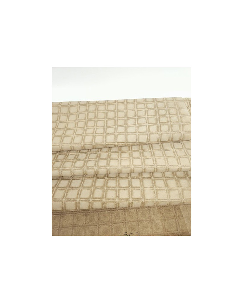 Creme Brulee Quilted Embossed Premium...