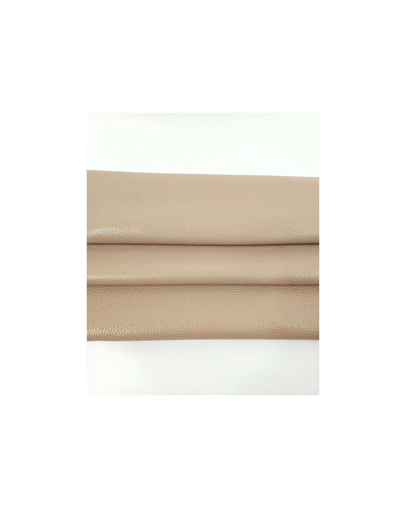 Nude Caribe Embossed Shine Full Grain Soft Pebble