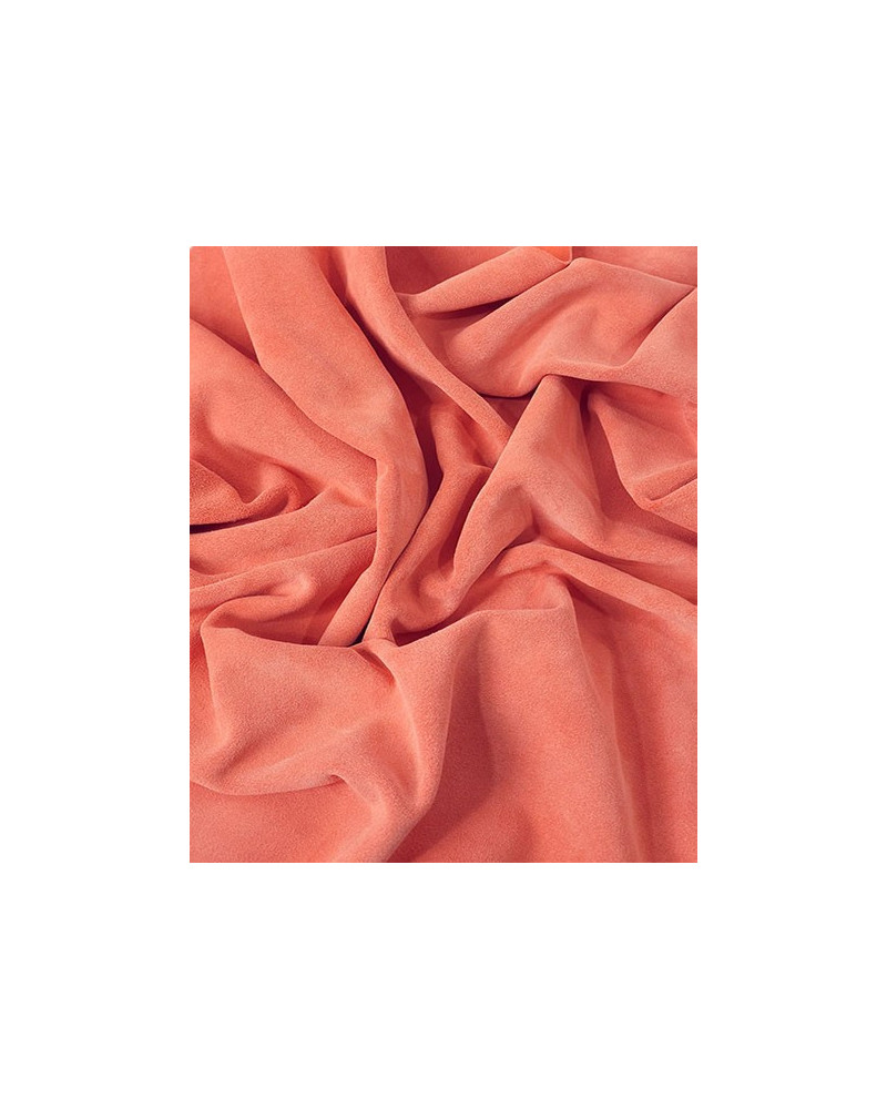 Camellia Arenal Vitello Soft Suede Leather