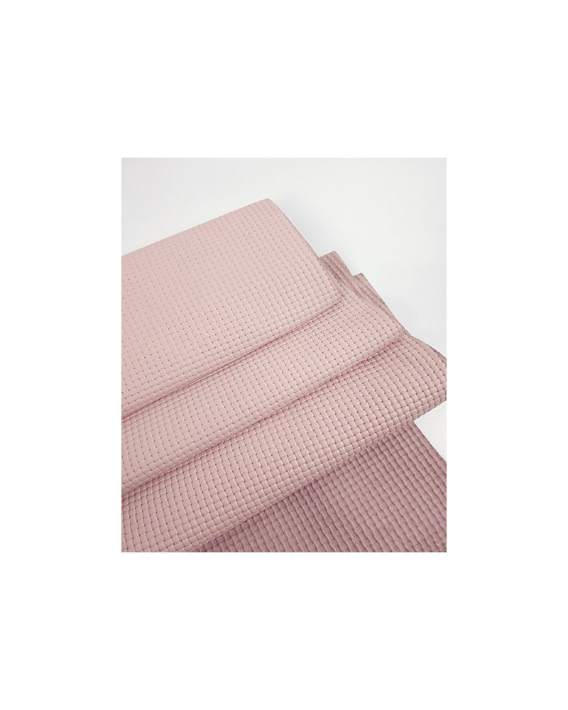 Silver Pink Basket Wave Embossed Premium Texture