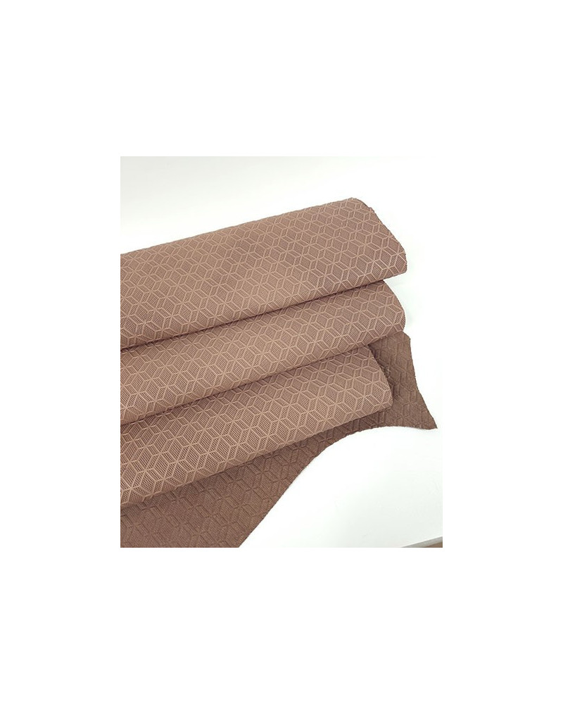 Morel Rhombus 3D Embossed Premium Texture