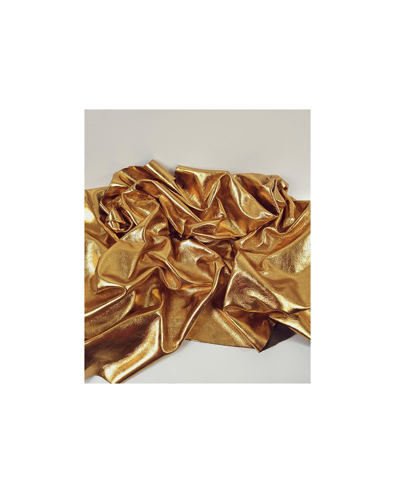 Bronze 8346 Metallic Milled Calf Soft Leather