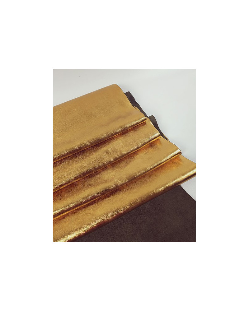 Bronze 8346 Metallic Milled Calf Soft Leather