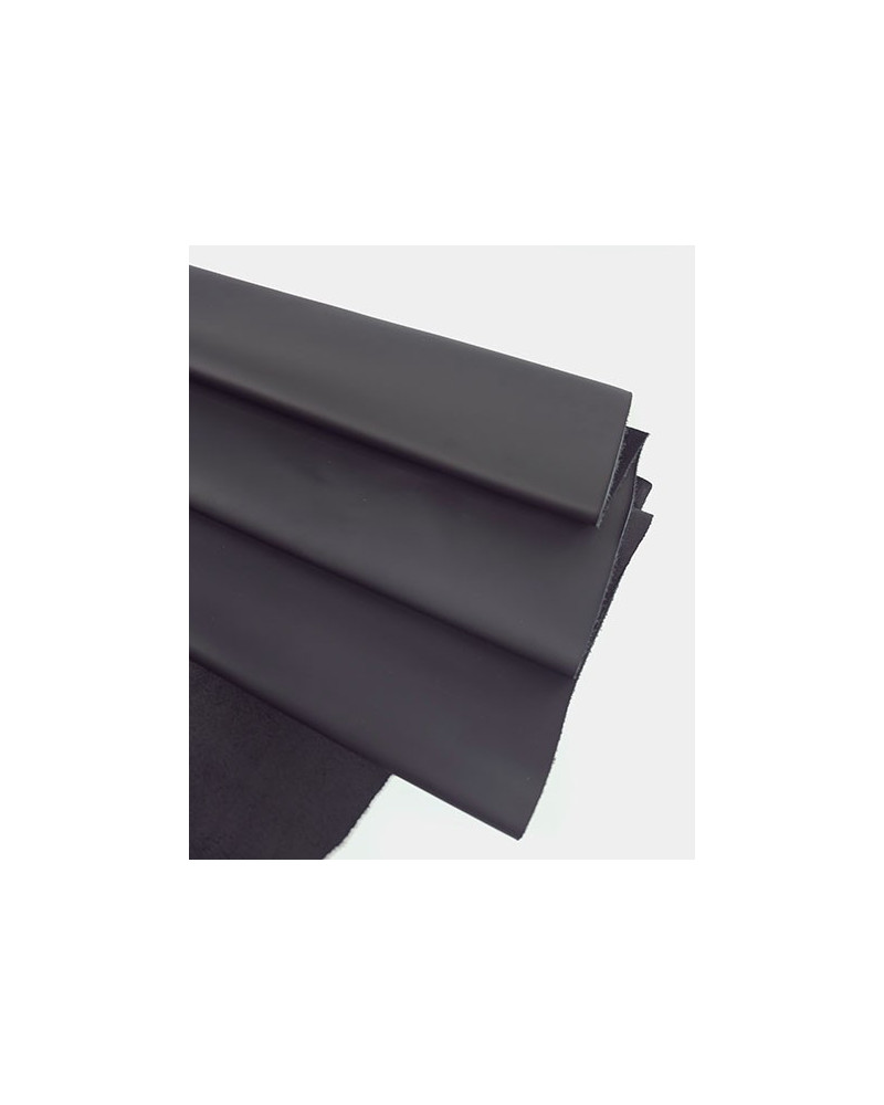 Black Manarola Soft Matte Natural Premium Aniline
