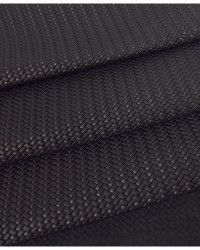 Black Braided Tanger Embossed Premium Texture Leather