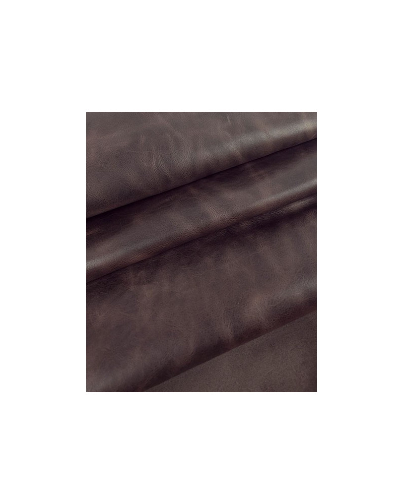 Shaved Chocolate Clio Dry Handling Distressed Leather