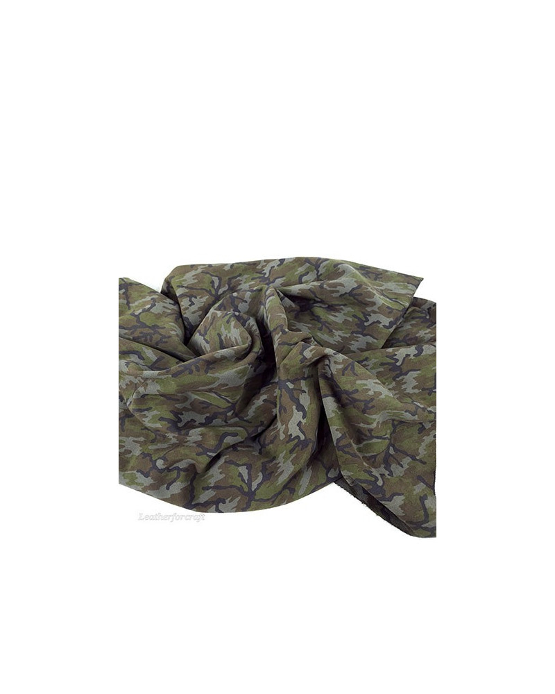 Gray Acid Camouflage Printed Soft Army