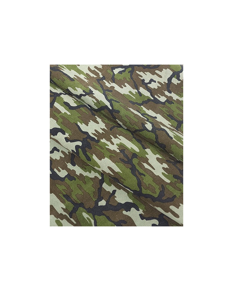 Vetiver Acid Camouflage Printed Soft Army