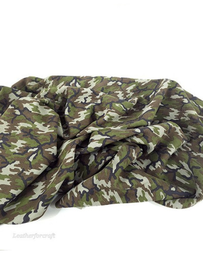 Vetiver Acid Camouflage Printed Soft Army 2
