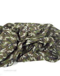 Vetiver Acid Camouflage Printed Soft Army