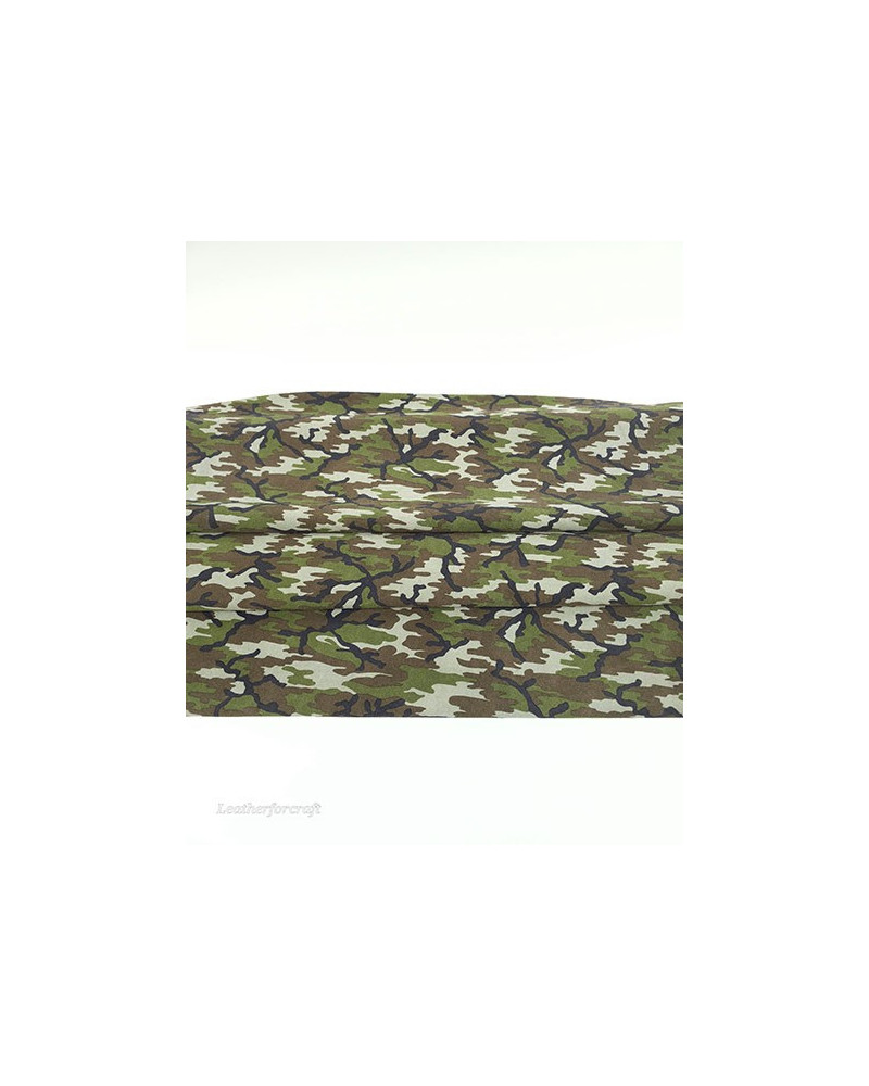 Vetiver Acid Camouflage Printed Soft Army