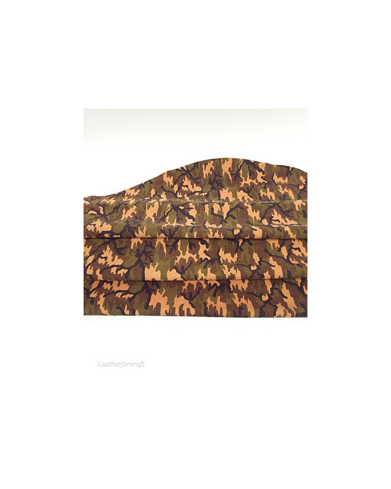 Orange Acid Camouflage Printed Soft Army
