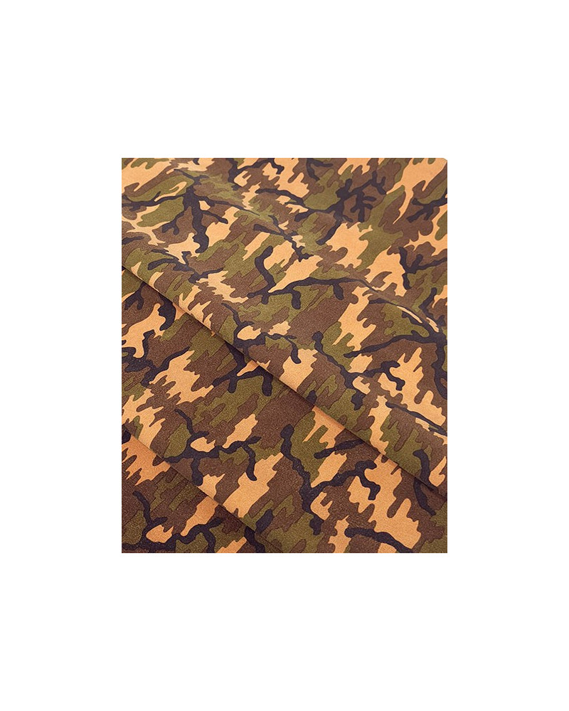 Orange Acid Camouflage Printed Soft Army