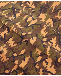 Orange Acid Camouflage Printed Soft Army
