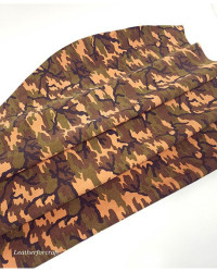 Orange Acid Camouflage Printed Soft Army