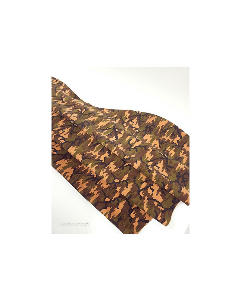 Orange Acid Camouflage Printed Soft Army